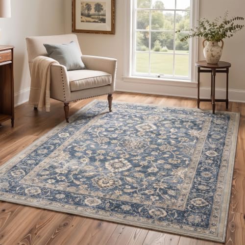 Bavni 2X5 Washable Hallway Runner Rug, Boho Vintage Non Slip - Image 5
