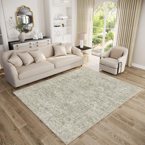 Machine Washable Rugs for Living Room: 5x7 Area Rugs for Bedroom - Image 2