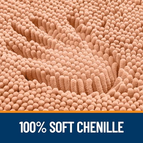 OLANLY Bathroom Rugs 35x24, Extra Soft Absorbent Chenille Bath Rugs - Image 3