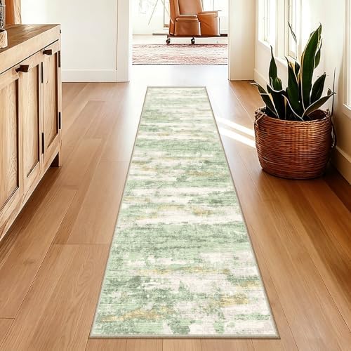 Kitchen Runner Rug 2x12 Runners Rug for Hallways Non-Slip,Long Abstract Rug Runners,Stain Resistant Soft Washable 12 ft Runner Rugs,Ultra-Thin Carpet for Entryway,Dining,Laundry Room - Image 6