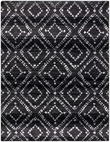 SAFAVIEH Adirondack Area Rug 9'x12', Boho Black & Ivory ADR131A - Image 3