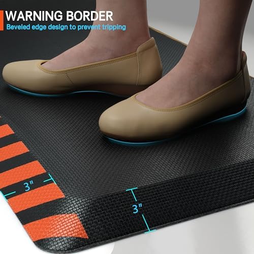 FEATOL 0.9" Anti Fatigue Mat for Industrial & Standing Mat & Home Kitchen - Image 3