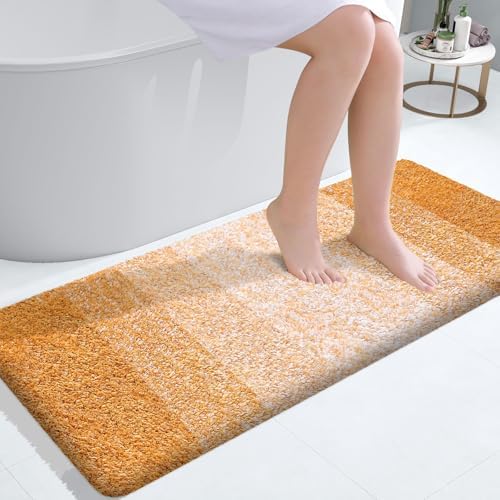 OLANLY Bathroom Runner Rug 40x24, Extra Soft Absorbent Microfiber Bath Rugs by OLANLY