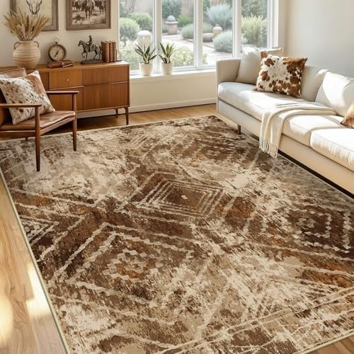 BESTSWEETIE 6'x9' Washable Area Rug for Living Room Bedroom Cow Print - Image 2