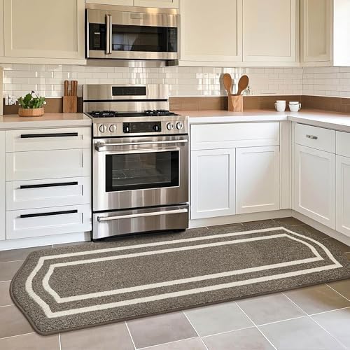COSY HOMEER Long Kitchen Floor Mats and Rugs Non Slip Washable,24"x79" by COSYHOMEER