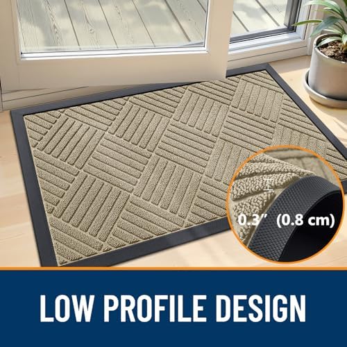 OLANLY Front Door Mat Outside Entrance 47x23, Waterproof Heavy-Duty Doormat - Image 5