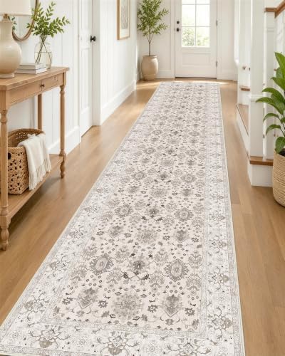 OLANLY 2'6"x14' Washable Runner Rug, Non Slip Carpet for Hallway Kitchen by OLANLY