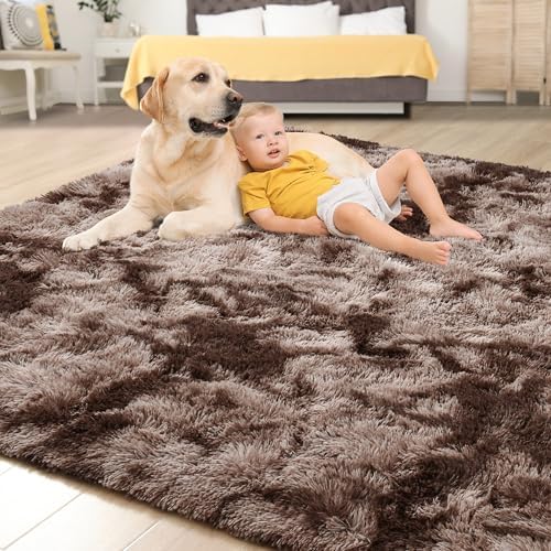 Tepook 9x12 Soft Fluffy Area Rugs for Living Room Bedroom - Image 4