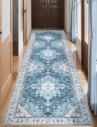 SERISSA 2'6"x10' Washable Non Slip Boho Runner Rug for Hallway by SERISSAHomeDecorCollection