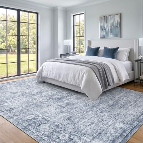 Homemate Washable Rug 9x12 Area Rugs - Vintage Rugs for Living Room - Image 2
