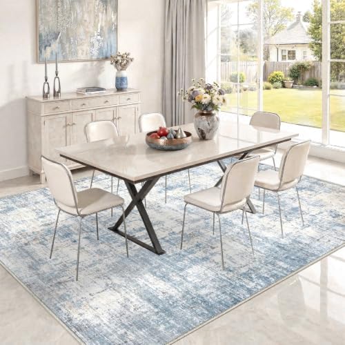 10x12 Area Rugs Washable Modern Abstract Living Room Bedroom Rug - Image 3