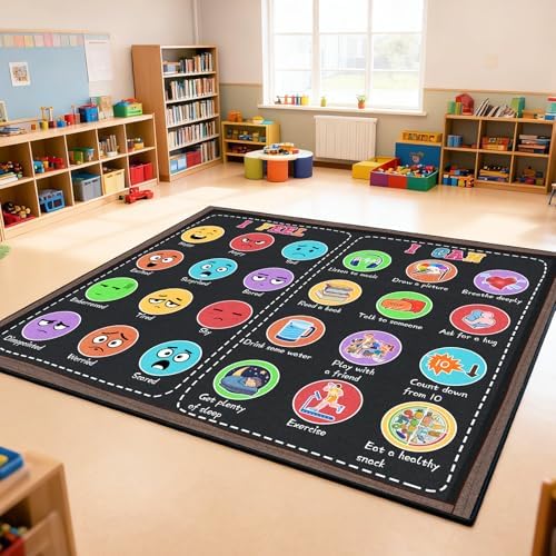 Classroom Rug Elementary 5x7 ft, Calming Corner Rug for Classroom - Image 6
