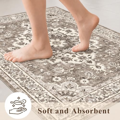 4x5 Area Rugs for Living Room: Perfect for for Entryway Kitchen Kids Room - Image 4