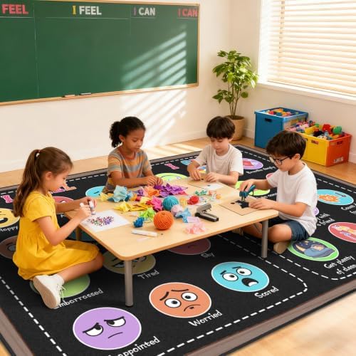 Classroom Rug Elementary 5x7 ft, Calming Corner Rug for Classroom - Image 7