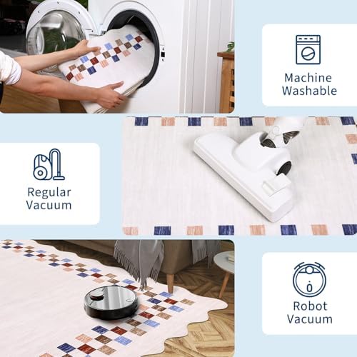 GarveeHome Area Rug 6x9 Large Living Room Modern Border Throw Rug - Image 6