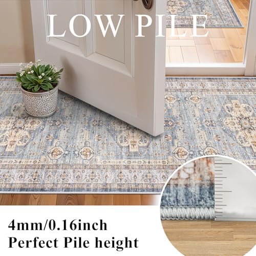 Washable Hallway Runner Rug 3x20: Non Slip Runner Rugs with Rubber Backing - Image 3