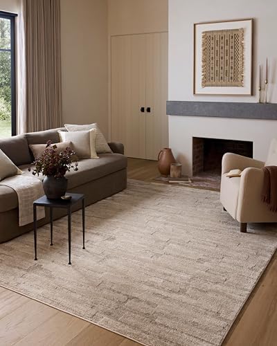Loloi Amber Lewis Monty Collection MOT-04 Taupe/Beige 4'-0" x 6'-0", .50" Pile Height, Accent Rug by Unknown