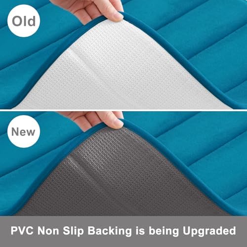 Buganda Memory Foam U-Shaped Toilet Rugs 24 x 20, Absorbent Bathroom mat - Image 4