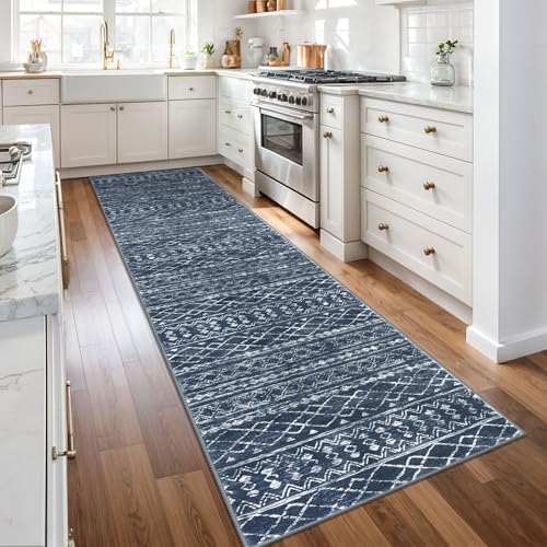 KUTA Boho Runners for Hallways 2.6x10 ft Moroccan Washable Runner Rug - Image 2