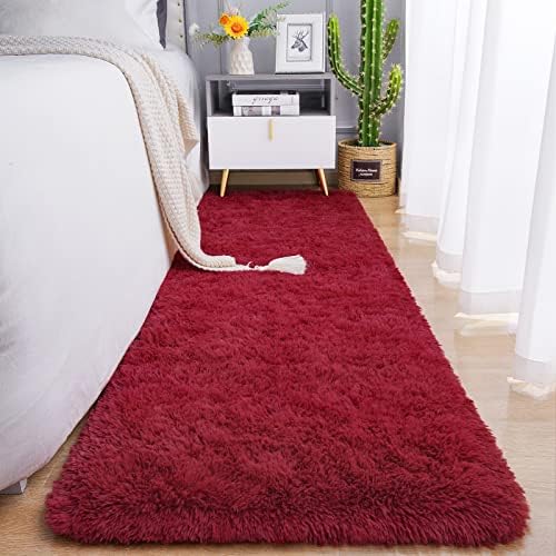 Chicrug Soft Runner Rug for Bedroom Living Room Plush Fluffy Rugs 2x6 by ChicrugHomeDecor