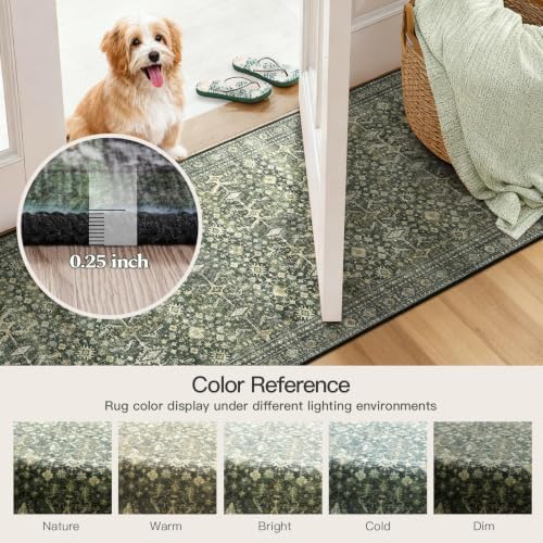 2 Pieces Kitchen Rug Set,Washable Non-Slip Floor Mats Runners (2'X3'+2'X8'） - Image 6