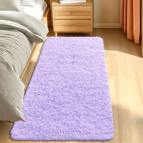 Smiry Area Rugs for Living Room Bedroom 2x6 ft, Fluffy Washable Carpet by Smiry