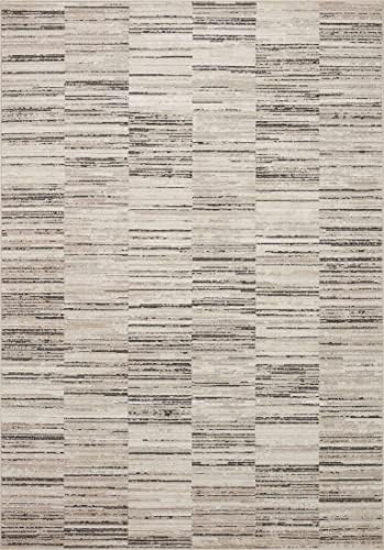 Loloi Darby Charcoal/Sand 2'-7" x 12'-0" Runner Rug - Image 2