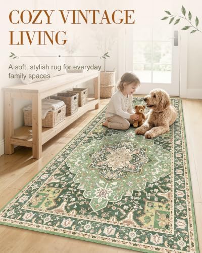 OLANLY 2'6"x14' Washable Runner Rug, Non Slip Carpet for Hallway Kitchen - Image 3