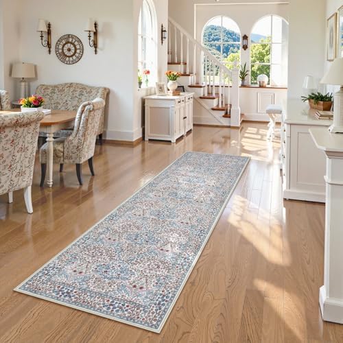 Lahome Washable Kitchen Runner Rug, Beige 2x6 Runners for Hallways Non Slip - Image 3
