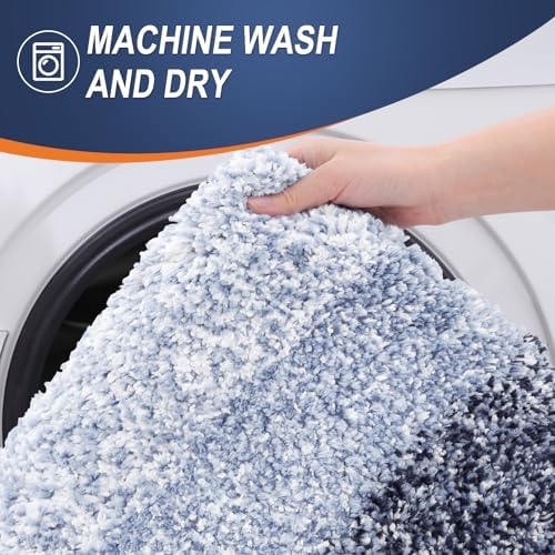 OLANLY Large Bathroom Rugs 44x32, Extra Soft Absorbent Microfiber Bath Rugs - Image 6