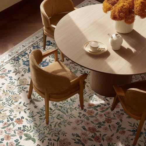 10x12 Area Rugs for Living Room: Washable Rug Non Slip Stain Resistant Low Pile Ultra Soft Faux Wool Lightweight Large Rugs for Bedroom Dining Room Under Table Rug Nursery Home Office Farmhouse Indoor - Image 5