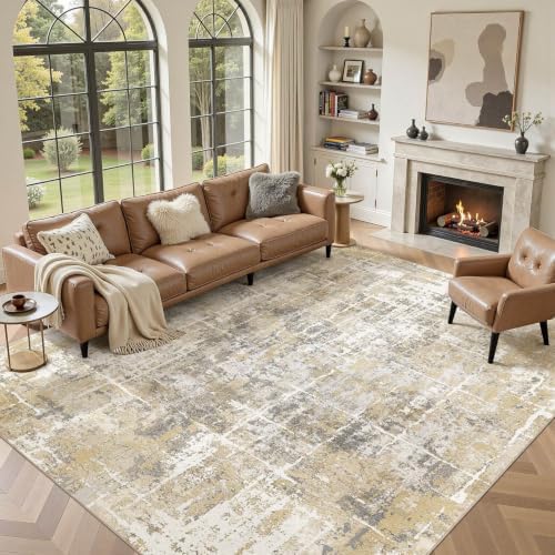 DMOYEST Area Rug Living Room Rugs 8x10 Washable Abstract Carpet by DMOYEST