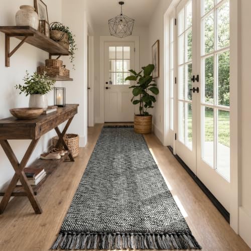 Collive Rug Runners for Hallways, Boho Washable Kitchen Rugs by Collive