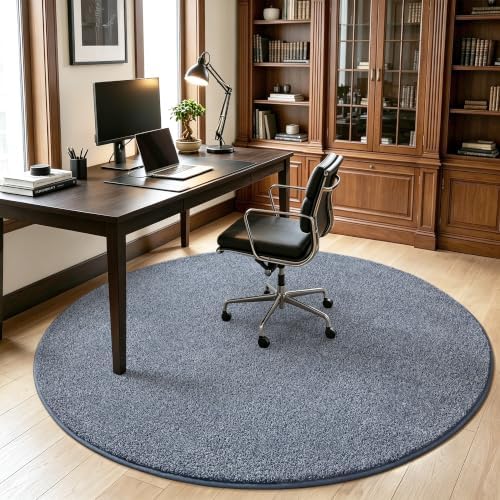 Keeko Round Area Rug 4ft for Living Room Bedroom,Soft Washable Circle Rug - Image 6