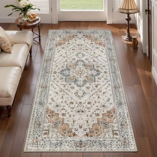 Tangsoo 2x4 Runner Washable Rugs for Entryway, Non Slip Small Area Rug Grey by Tangsoo