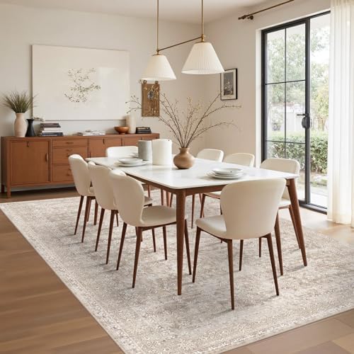 6x9 Beige Rugs for Living Room Large Netural Area Rug for Bedroom - Image 5