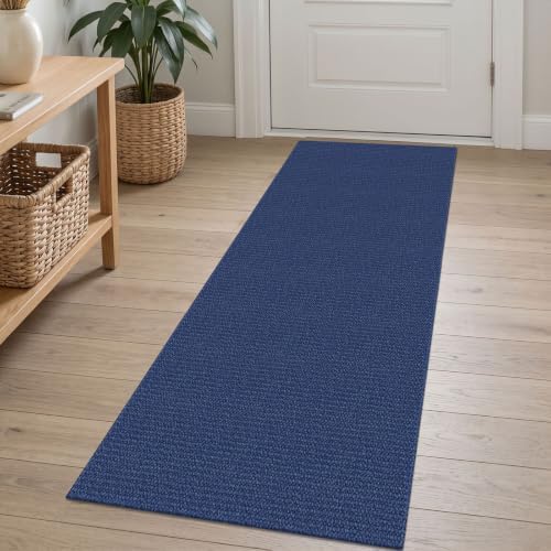 EARTHALL Washable Runner Rug, Non Slip Entry Runner, 2x5 Ft, Heathered Blue by Unknown
