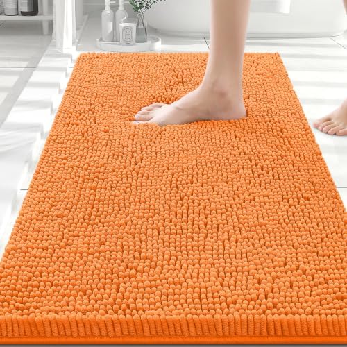 Smiry Bathroom Rugs 30X20, Luxury Chenille Extra Soft Absorbent Bath Mat by Smiry