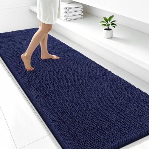 Smiry Bathroom Rugs 47X24, Luxury Chenille Extra Soft Absorbent Bath Mat by Smiry