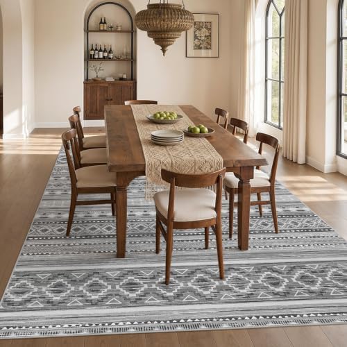 cotiled Boho 8x10 Area Rugs for Living Room: Large Moroccan Washable Rug - Image 7