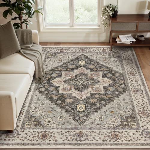 Tangsoo 3x5 Washable Area Rugs, Farmhouse Non Slip Accent Rugs for Entryway - Image 2