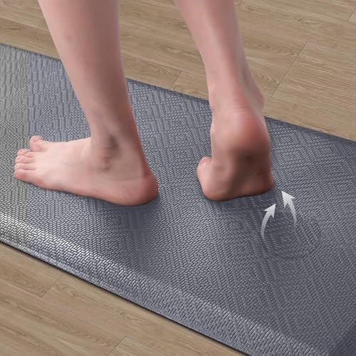 Anti-Fatigue Kitchen Mats for Floor Standing and Comfort Desk Mats 17"x39" - Image 3
