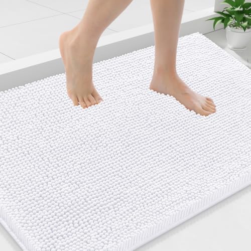 Smiry Bathroom Rugs 36X24, Luxury Chenille Extra Soft Absorbent Bath Mat by Smiry