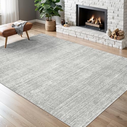 Valenrug 6x9 Area Rugs Non Slip, Large Washable Rugs for Living Room, Grey - Image 3