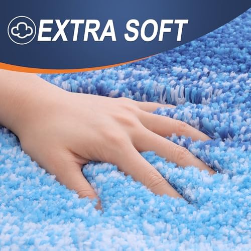 OLANLY Small Bathroom Rugs 24x16, Extra Soft Absorbent Microfiber Bath Rugs - Image 3
