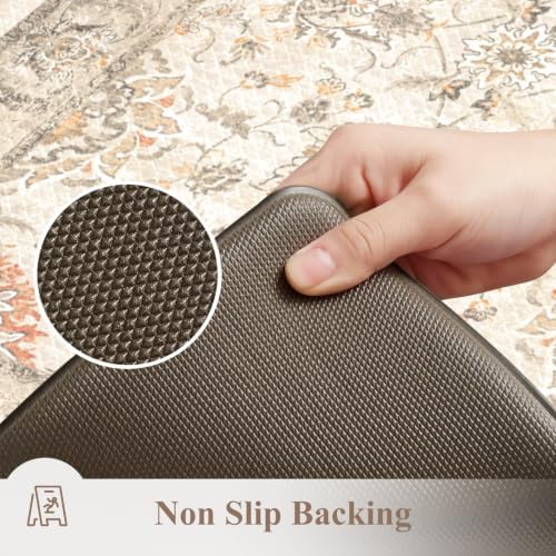 KIMODE Anti Fatigue Mats for Kitchen Floor Comfort Cushioned Rugs Sets of 2 - Image 4