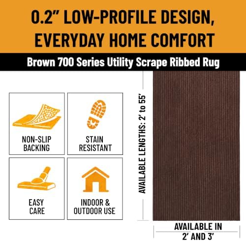 Ottomanson 2x12 Hallway Runner Rug – Non-Slip Indoor Outdoor Door Mat - Image 2