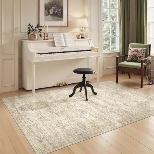3x5 Rug for Entryway,Washable Area Rug,Beige - Image 5