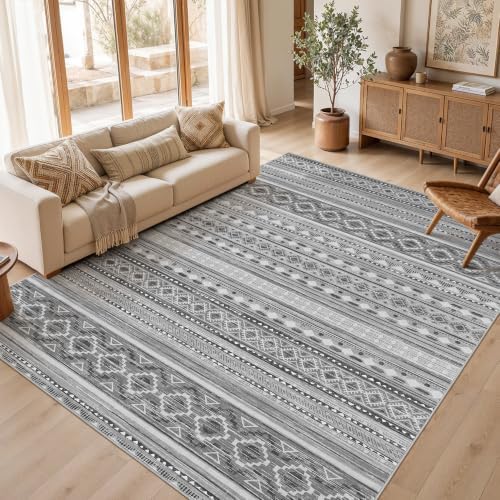 cotiled Boho 7x9 Area Rug for Living Room: Large Moroccan Washable Rug by COTILED