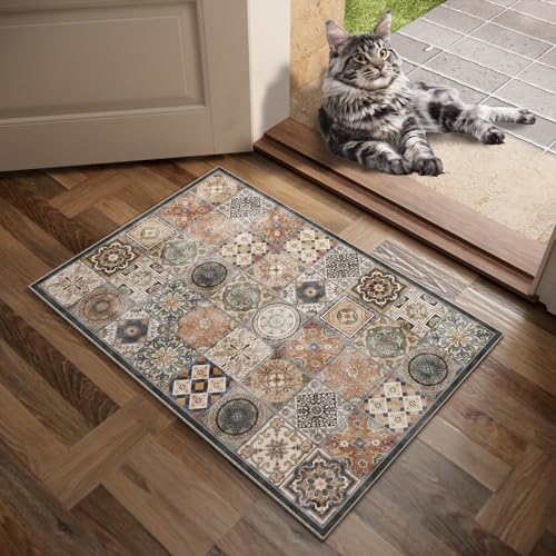 Washable Small Area Rugs for Entryway: 2x3 Door Mat Indoor Entrance - Image 2
